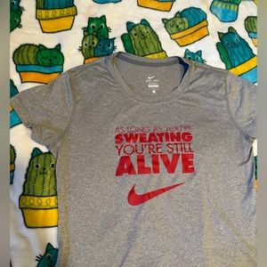 Womens nike dri fit tee shirt